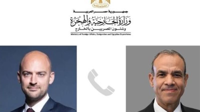 وزير الخارجية ونظيره الفرنسي