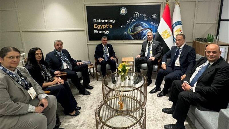 وزيرا البترول في مصر وقبرص