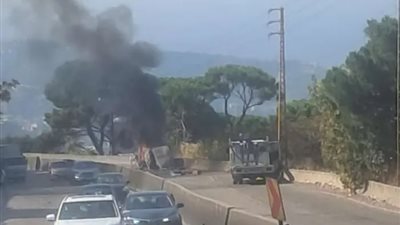قصف إسرائيلي على جنوب لبنان، ومسيرة تستهدف سيارة على طريق عاريا