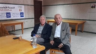 سر ظهور حسن حمدي رئيس الأهلي الأسبق في انتخابات الرماية