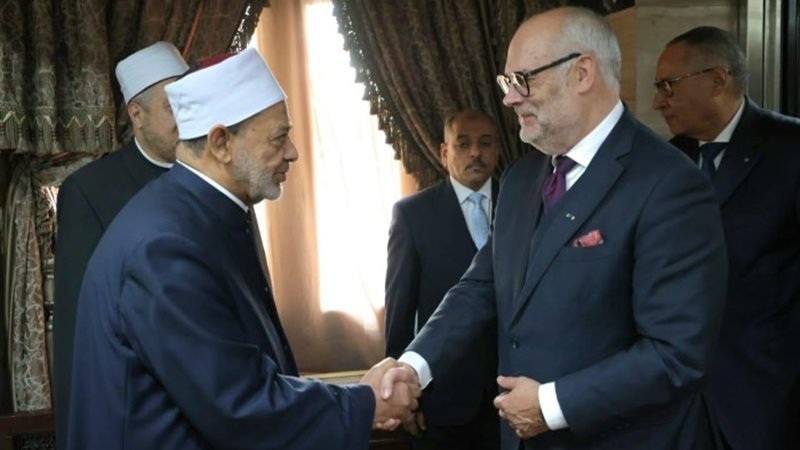رئيس إستونيا في ضيافة شيخ الأزهر