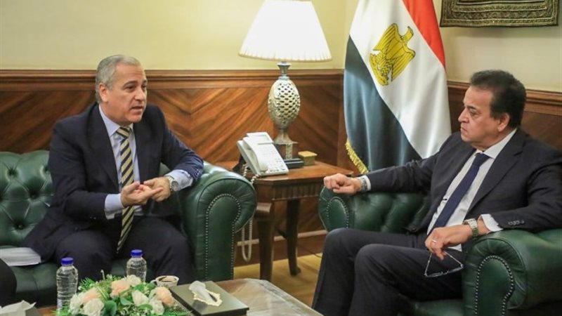 وزير الصحة ورئيس الهيئة القومية للصحافة