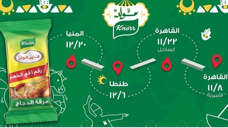 خريطة أيام مولد كنور
