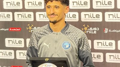 أحمد عاطف قطة رجل مباراة بيراميدز وانبي في الدوري الممتاز