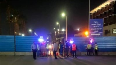 غلق كلى لشارع الهرم أمام محطة مترو المطبعة لمدة 6 أشهر (صور)