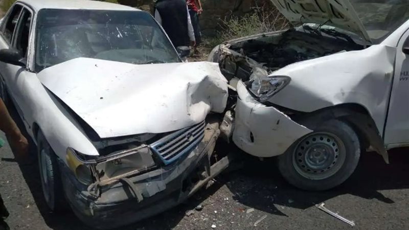 تصادم سيارتين أرشيفية