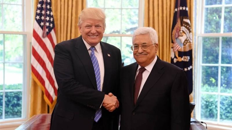 الرئيس الفلسطيني محمود عباس ودونالد ترامب - أرشيفية