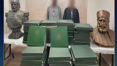 حبس حارس عقار وصديقه سرقا 56 كتاب تاريخي وتمثالين برونز في العجوزة