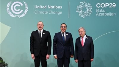 نيابة عن الرئيس السيسي، رئيس الوزراء يشارك في COP 29 بأذربيجان