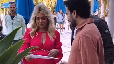 ليلى علوي تودع تصوير فيلم «المستريحة» (فيديو)