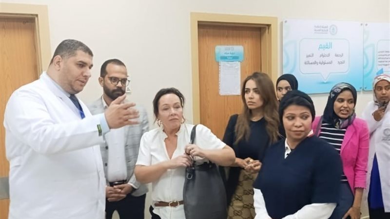 جانب من الزيارة الدولية لمستشفى الكرنك
