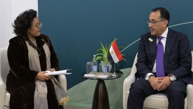 رئيس الوزراء والمديرة التنفيذية لوكالة الاتحاد الأفريقي للت