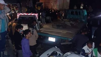مصرع 12 شخصا وإصابة 5 في حادث مأساوي ببورسعيد (صور)