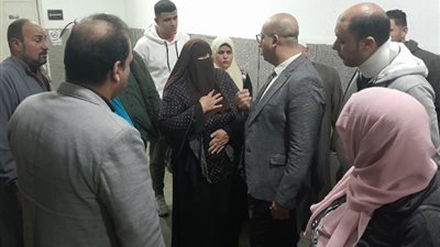 وكيل صحة دمياط يتابع حالة لاعب الكرة المصاب بمستشفى الزرقا المركزي