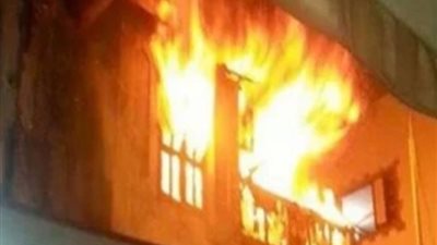 إصابة طفل في حريق شقة سكنية بالعجوزة