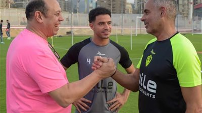 تفاصيل جلسة أحمد سلميان مع مدرب الزمالك قبل مواجهة النصر الليبي
