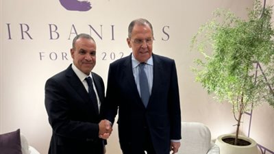 وزير الخارجية والهجرة يلتقي بنظيره الروسي في الإمارات