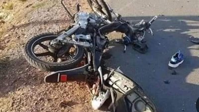 مصرع شخص وإصابة أخر بحادث تصادم ملاكى مع موتسكيل بالدقهلية
