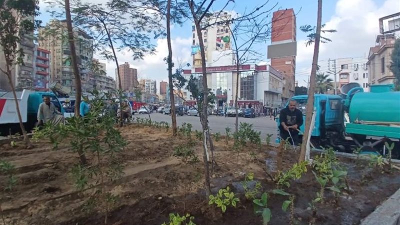 ميدان المحطة بالمحلة الكبرى