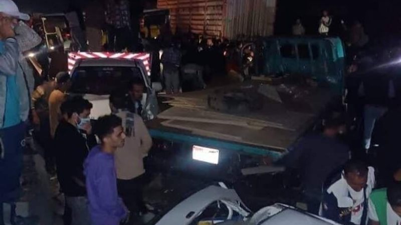 حادث طريق المطرية - بورسعيد