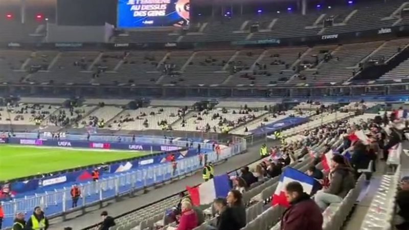 مدرجات فرنسا واسرائييل