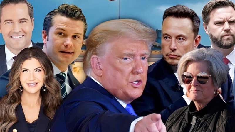 دونالد ترامب وأعضاء حكومته المقبلة