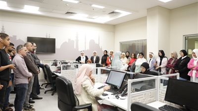 نور فكرك ابن وعيك، وزارة الشباب تنظم زيارة لمركز الأزهر العالمي للفتوى الإلكترونية