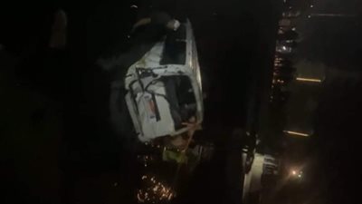 ننشر أسماء مصابي حادث انقلاب سيارة مكروباص على طريق كوبري جمصة