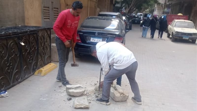 محافظة الجيزة تستجيب لشكاوي المواطنين بحي الهرم