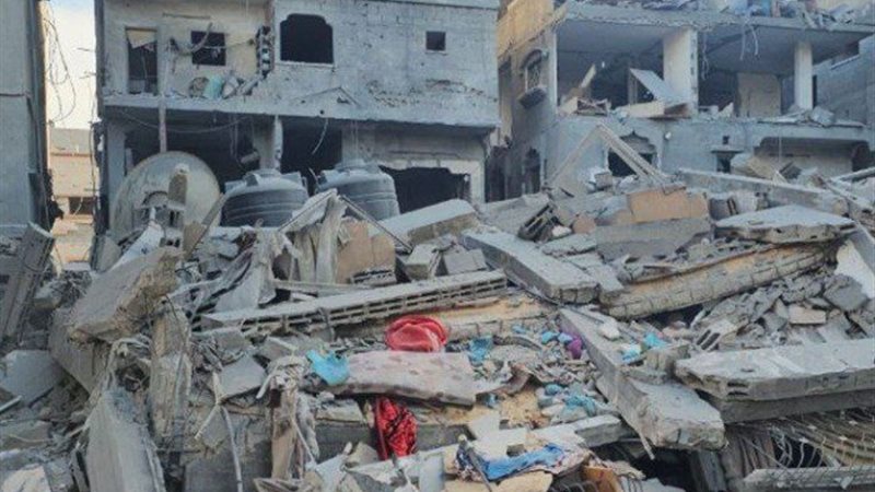 قصف منازل بيت لاهيا في شمال قطاع غزة