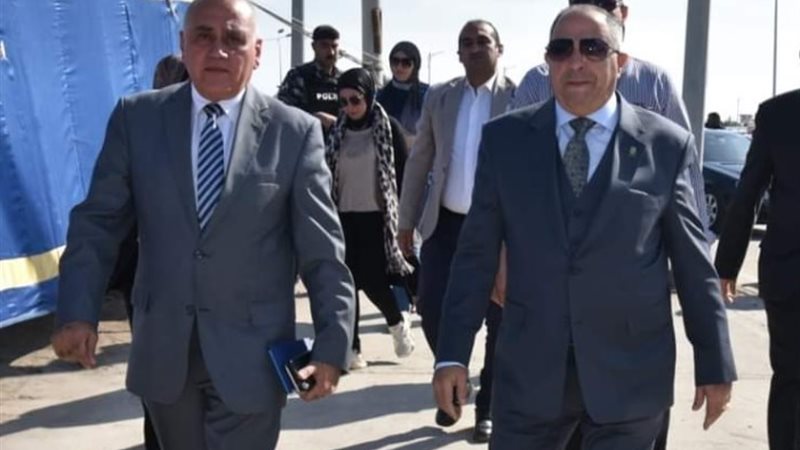 محافظ بورسعيد ورئيس جهاز تعمير سيناء