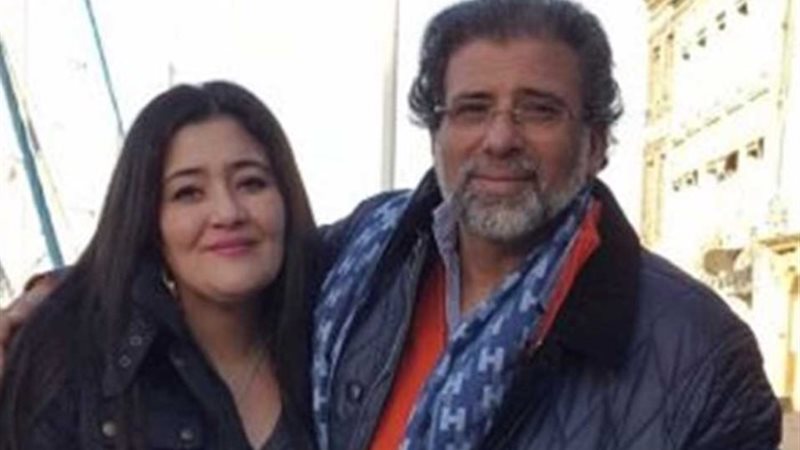 سيدة الأعمال شليمار الشربتلى وزوجها المخرج خالد يوسف