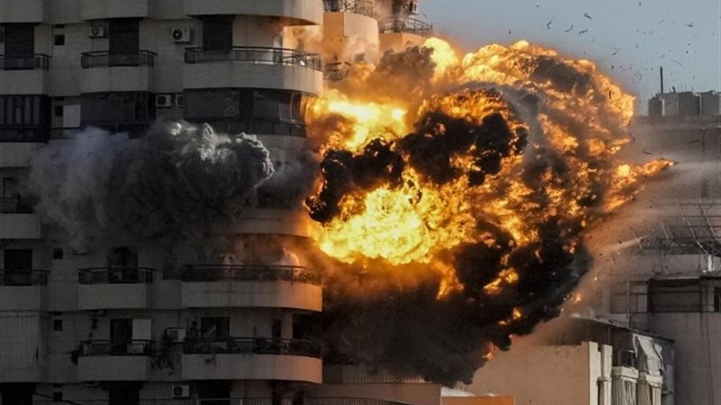 هجوم جوي إسرائيلي على وسط بيروت