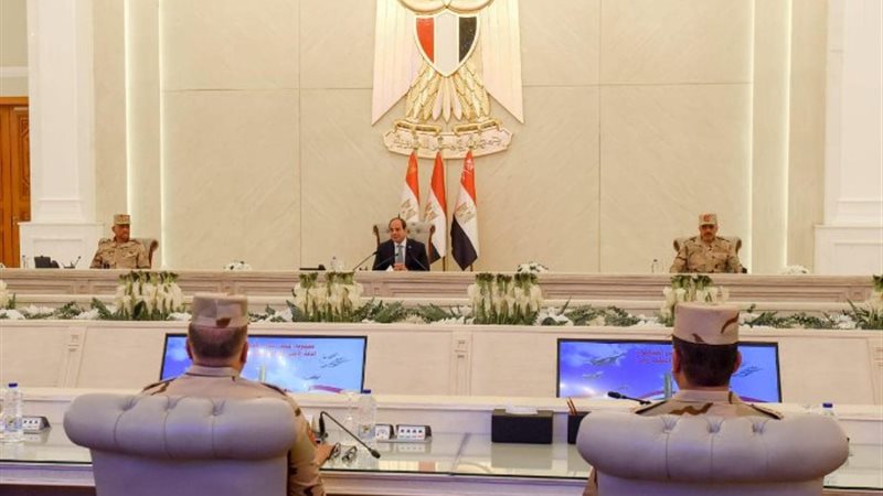 الرئيس السيسي خلال اللقاء