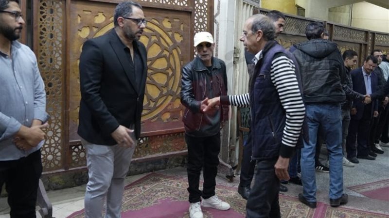 عزاء الفنان عادل الفار