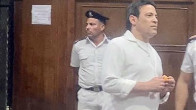 للمرة الثانية، سعد الصغير بالبدلة البيضاء خلف القضبان (صورة)