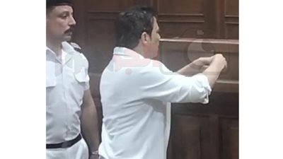 استعدادات أمنية قبل بدء جلسة محاكمة سعد الصغير