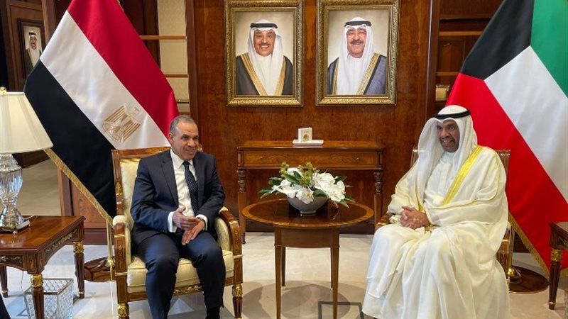 وزير الخارجية المصري ونظيره الكويتي