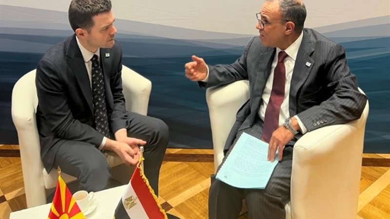 وزير الخارجية ونظيره المقدوني في منتدى روما
