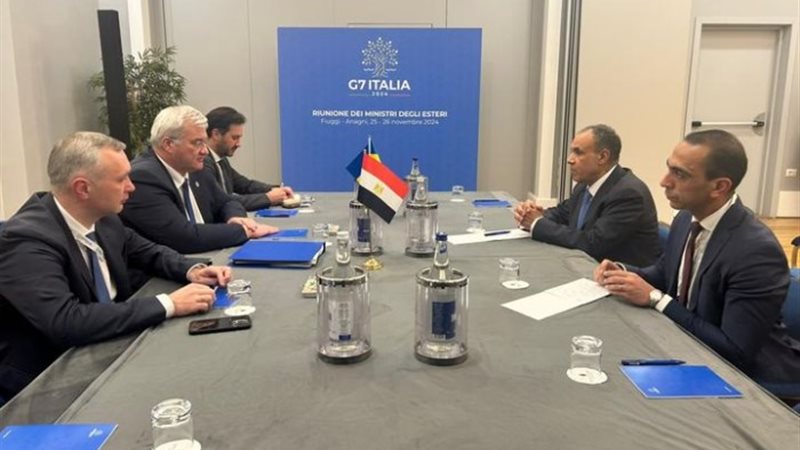 وزير الخارجية ونظيره الأوكراني
