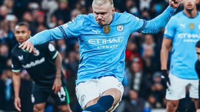 بهدف هالاند، مانشستر سيتي يتقدم على فينورد في الشوط الأول