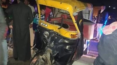 مصرع شاب وإصابة آخر في تصادم موتوسيكل وتوك توك في الشرقية