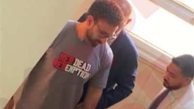 إبراهيم فايق يغادر النيابة بعد سماع أقواله فى بلاغ التسريبات (صور)