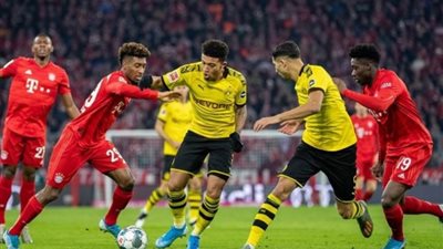 في كلاسيكو ألمانيا، بروسيا ينهي الشوط الأول متقدما بهدف على البافاري