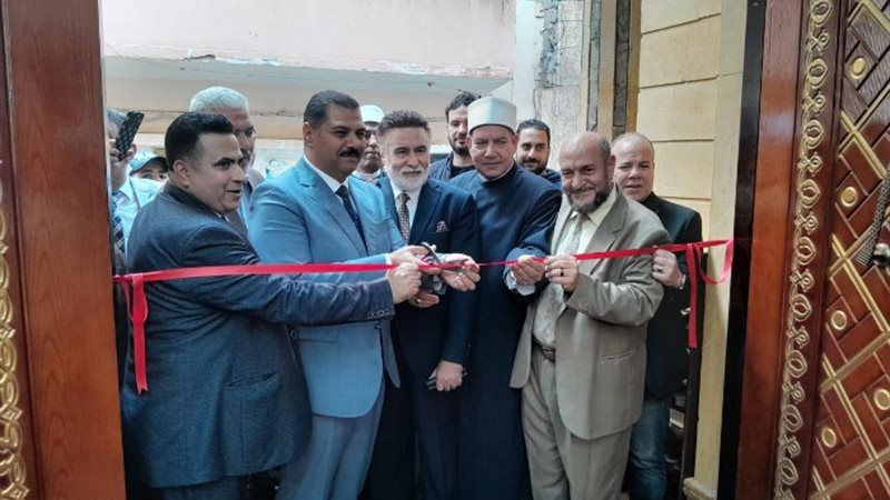 افتتاح مسجد الخطيب بمركز بسيون