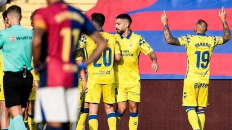مباراة برشلونة ولاس بالماس