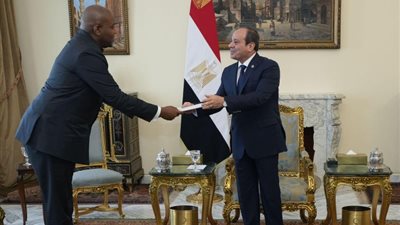 الرئيس السيسي يتسلم رسالة من نظيره الكونغولي لتعزيز العلاقات بين البلدين
