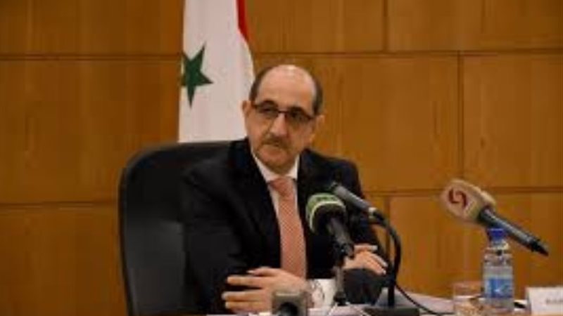 وزير الخارجية والمغتربين السوري، بسام صباغ