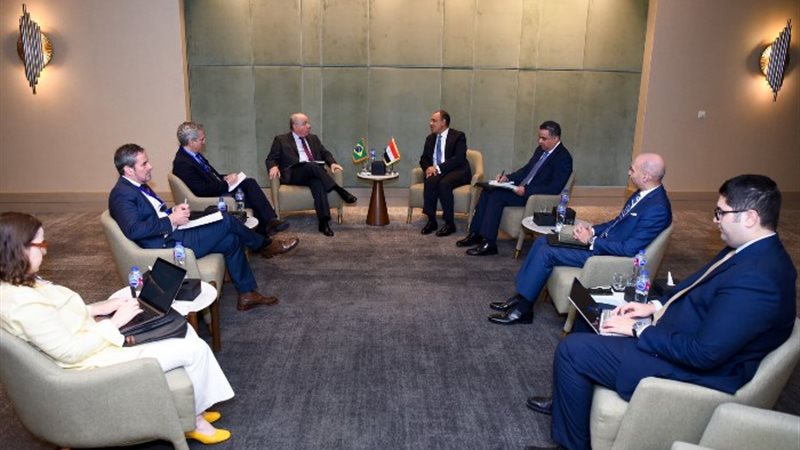 وزير الخارجية والهجرة يلتقي وزير خارجية البرازيل