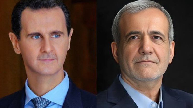 الرئيس الايراني ونظيره السوري